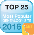 top 25 genealogy website 2016