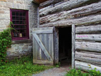entrance to blacksmith shop