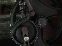 vintage blacksmith drill press