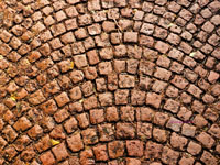 ancient brick path