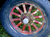 1920s Dodge Brother wheel