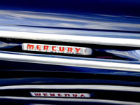 1950s Mercury nameplate