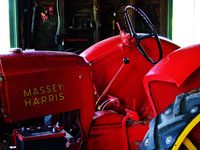 1950s Massey Harris farm tractor