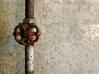 rusted valve