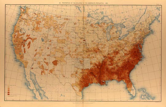 African American population density