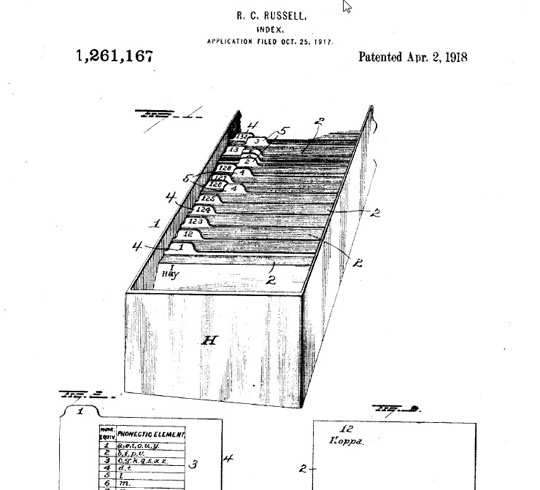 Russell Soundex Patent application