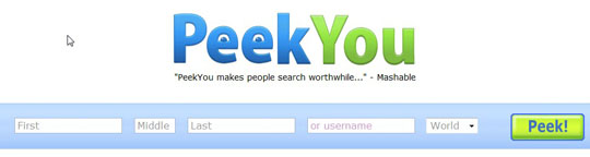 peekyou people search engine