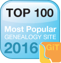 top 100 genealogy website 2016