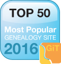 top 50 genealogy website 2016